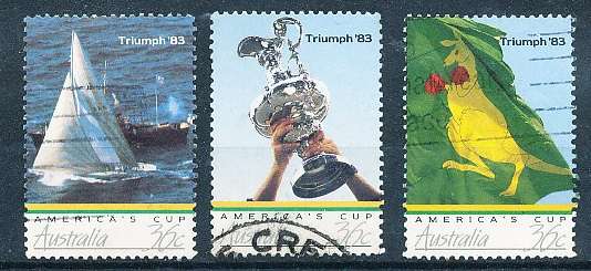 AUSTRALIA  1986 -   America`s Cup - Regatta   SET    -   FINE  USED