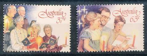 AUSTRALIA  1987 -    Christmas   SET  -   FINE  MINT