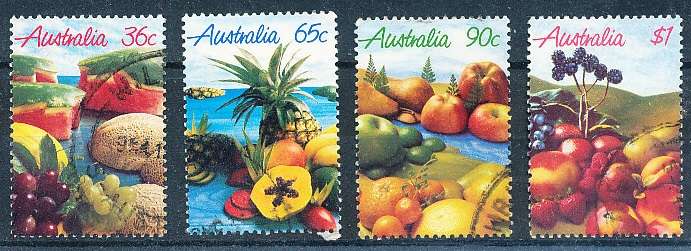 AUSTRALIA  1987 -    Fruits  SET  -   FINE  USED