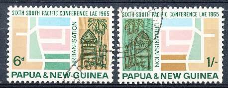 PAPUA NEW GUINEA 1965  -  South Pacific Conference   FULL  SET    - FINE  USED