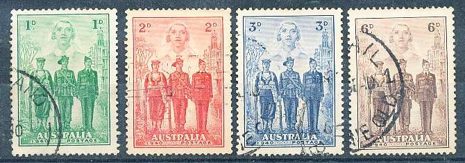 AUSTRALIA  1940 -  Australian Imperial Forces  SET  FINE  USED
