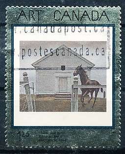 CANADA  2002  -  Masterpieces - Church and Horse  -  FINE   USED