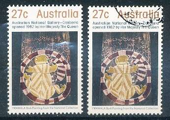 AUSTRALIA  1982 -   National Gallery  -   FINE  MINT and  USED