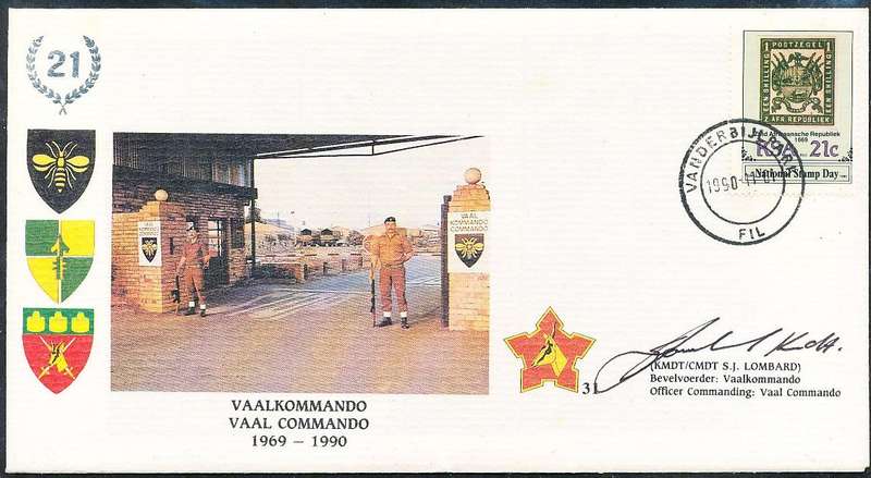 RSA   -  SA  ARMY   COVER   no 31  -    SIGNED