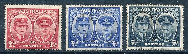 AUSTRALIA  1945 -    Visit of the Duke and Duchess     SET   -  FINE USED