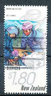 NEW ZEALAND   - 1996   Rescue Services  TOP VALUE    -   FINE USED