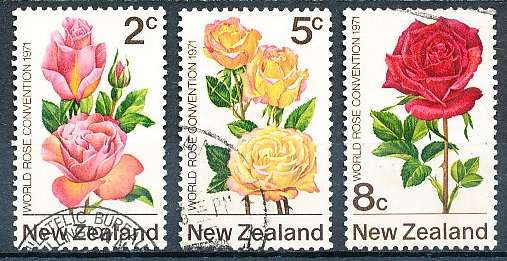 NEW ZEALAND   - 1971    Rose Convention  -    FINE USED