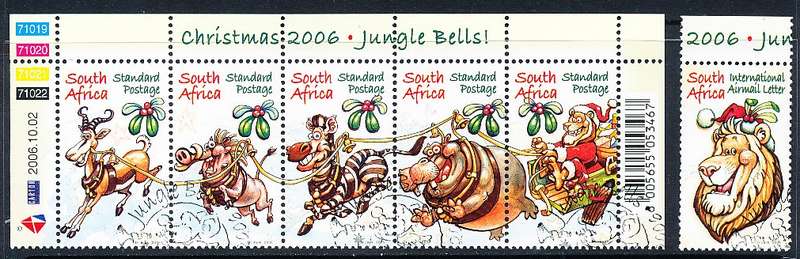 RSA  - 2006  -   Christmas  C / BLOCK   - FINE  CTO USED