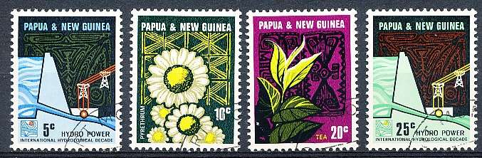PAPUA NEW GUINEA 1967  -    Laloki River Hydro-electric Scheme   FULL  SET    -  FINE  USED