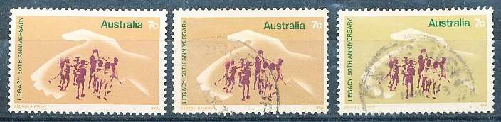 AUSTRALIA  1973 -   LEGACY Organization  -  MINT and  FINE USED - EXTRA SHADE