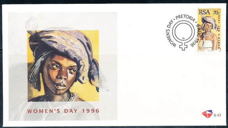 RSA -  1996  -  National Women's Day -    F/D  COVER - FINE  ITEM