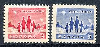 CANADA  1964  -    Christmas  FULL SET    -  FINE   MINT