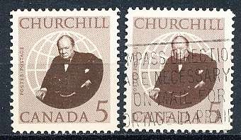 CANADA  1965  -  Churchill Commemoration   -  FINE  MINT and USED