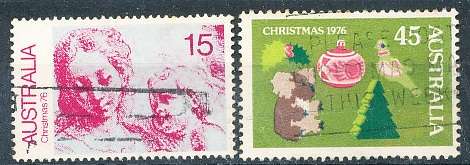 AUSTRALIA  1976 -   Christmas   SET -   FINE USED