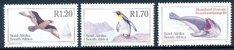 RSA -  1997  - Antarctic Fauna  SET  - FINE  MINT