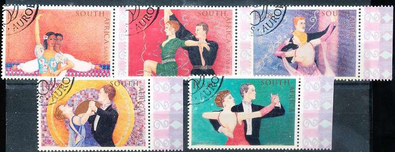 RSA -  2003  -  Dances   SET  - FINE  CTO  USED