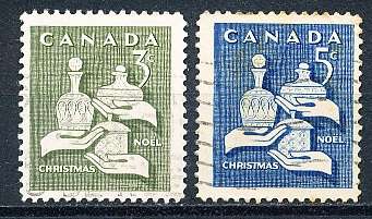 CANADA  1965  -   Christmas  FULL SET -  FINE USED
