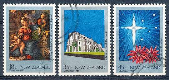 NEW ZEALAND   - 1983   Christmas   -   FINE USED