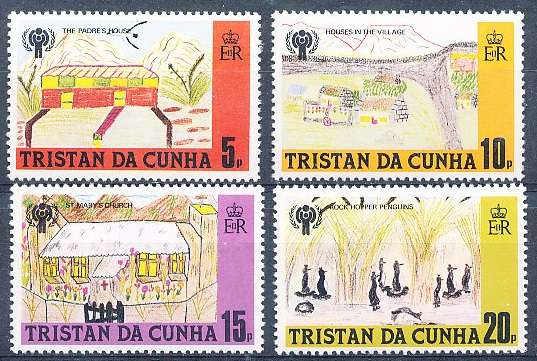 TRISTAN da CUNHA  - 1979    Year of the Child  SET  -    FINE  MINT