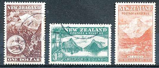 NEW ZEALAND   - 1998  Anniversary of the 1898 Pictorials  TOP  VALUES -   FINE USED
