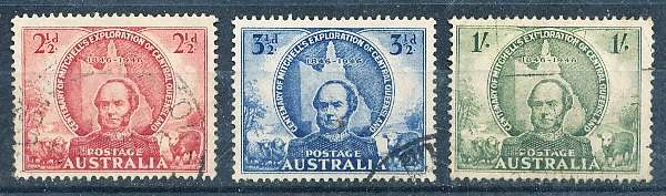 AUSTRALIA  1946 -    Sir Thomas Mitchell  SET   -  FINE USED