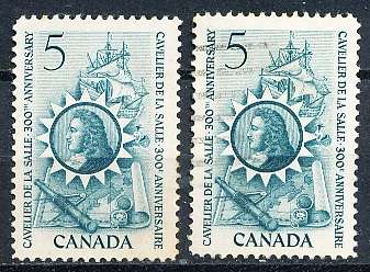 CANADA  1966  -    La Salle's Arrival in Canada   -   MINT and USED