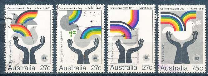 AUSTRALIA  1983 -   Commonwealth Day    SET   -   FINE USED