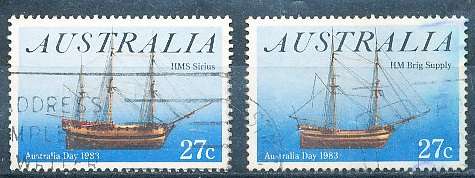 AUSTRALIA  1983 -   Australia Day   SET   -   FINE USED