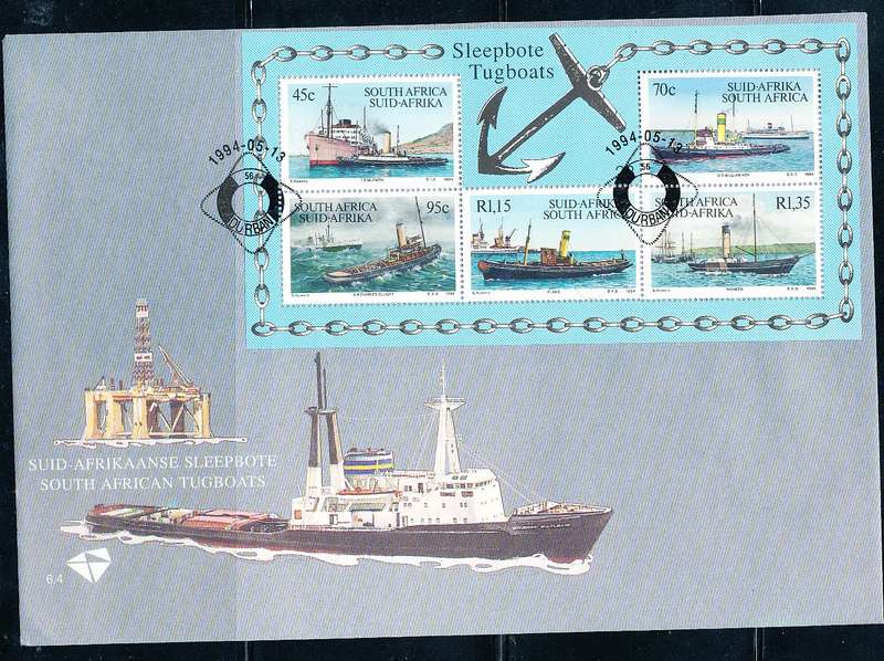 RSA -  1994  - Tugboats -    F/D  COVER - FINE  ITEM