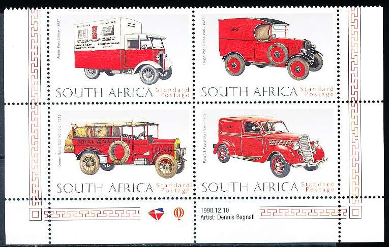 RSA  - 1999 -     Universal Postal Union -    FINE  MINT