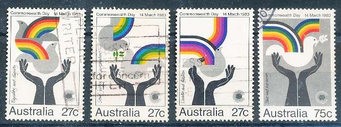 AUSTRALIA  1983 -   Commonwealth Day    SET   -   FINE USED