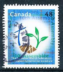 CANADA  2003  - Lutheran World Federation   -  FINE   USED