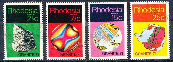 RHODESIA   - 1971  Geological Congress  SET  -   FINE USED