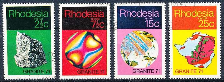 RHODESIA   - 1971  Geological Congress  SET  -   FINE USED