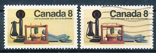 CANADA  1974  -     Telephone by Alexander Graham Bell  -  FINE  MINT and USED