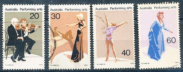AUSTRALIA  1977 -   Performing Arts  SET -   FINE USED