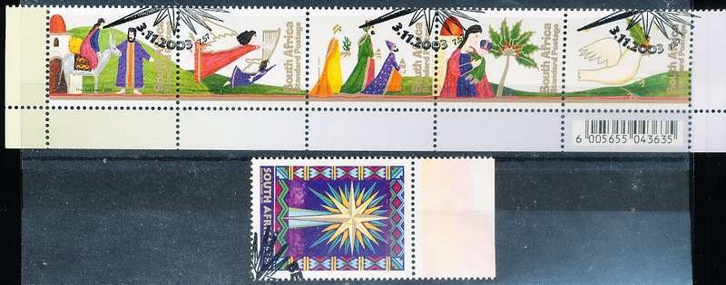 RSA -  2003  -   Christmas  SET  - FINE  CTO  USED