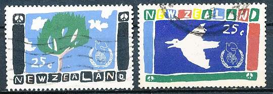 NEW ZEALAND   - 1986    International Peace Year    -     FINE USED