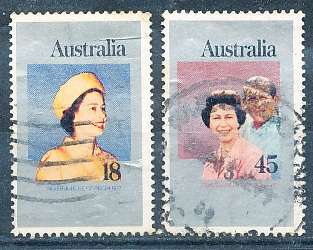 AUSTRALIA  1977 -    Reign of Queen Elizabeth II   SET -   FINE USED