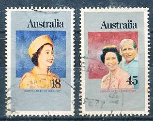AUSTRALIA  1977 -    Reign of Queen Elizabeth II   SET -   FINE USED
