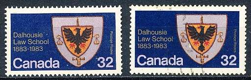 CANADA  1983  -   Dalhousie Law School -  FINE  MINT and USED