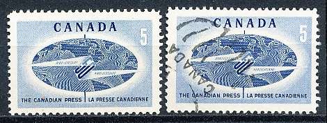 CANADA  1967  -    Canadian Press  -   MINT and USED