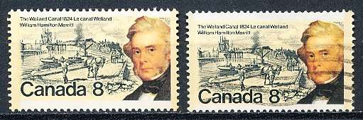 CANADA  1974  -   William Merritt Commemoration  -  FINE  MINT and USED