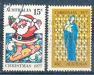 AUSTRALIA  1977 -    Christmas   SET -   FINE USED
