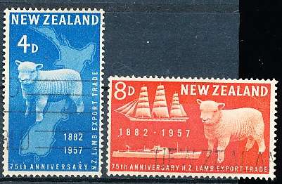 NEW ZEALAND   - 1956  Meat Export Trade   -  FINE USED