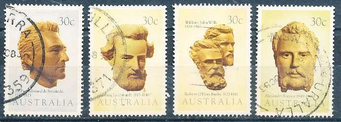 AUSTRALIA  1983 -  Explorers and Discoverers   SET -   FINE  USED