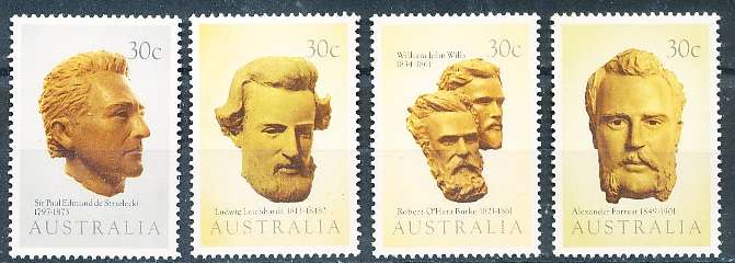 AUSTRALIA  1983 -  Explorers and Discoverers   SET -   FINE  MINT