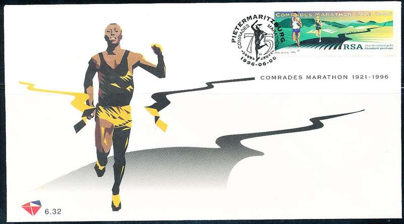 RSA -  1996  -   Comrades Marathon  -    F/D  COVER - FINE  ITEM