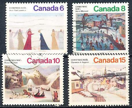 CANADA  1974  -  Christmas   FULL  SET -   FINE  USED