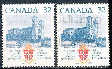 CANADA  1984  -   Catholic Church in Newfoundland  -  FINE  MINT and USED